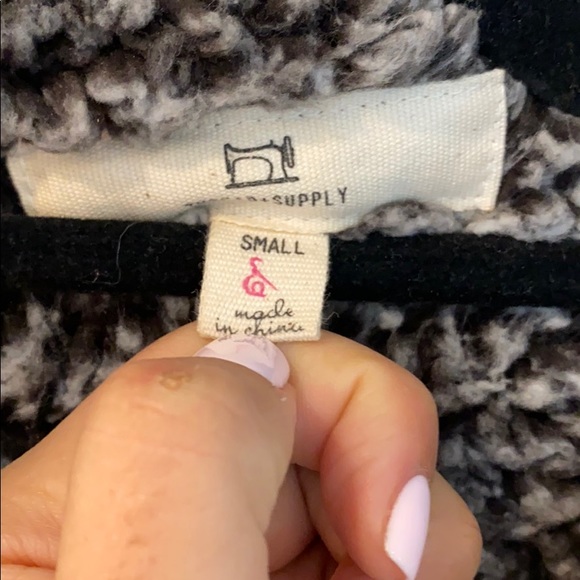 THREAD & SUPPLY SHERPA JACKET. - Picture 2 of 3